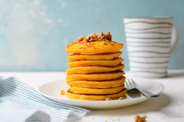 Pumpkin pancakes